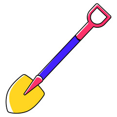 Shovel Tool Illustration