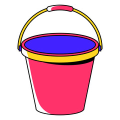 Water Bucket Illustration