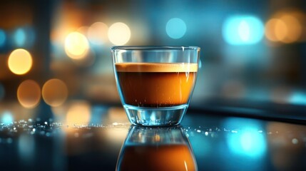 A peaceful moment of enjoying a cup of coffee.