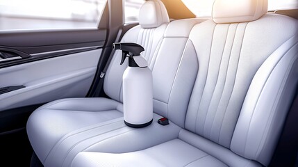 Discover how to effectively clean your car interior with a modern ergonomic spray bottle