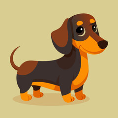 dachshund dog cartoon