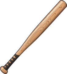 a baseball bat with a wooden handle on a white background.