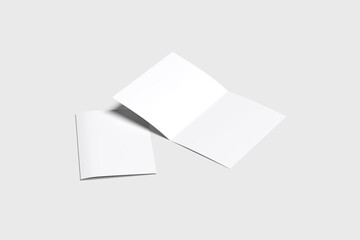 A4 Bifold Brochure Blank Background