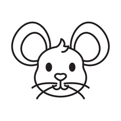 mouse head animal icon
