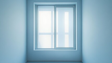 Fototapeta premium Bright and Airy Window in Minimalist Room