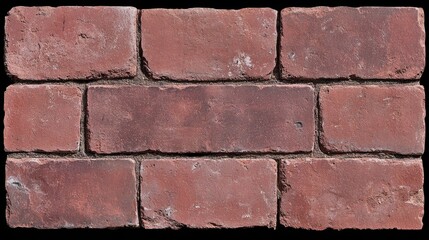 Obraz premium Vintage Red Brick Wall Texture for Backgrounds