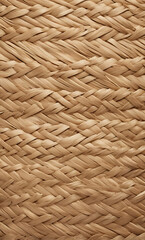  Minimal Background of Woven Straw Mat with Natural Fiber Patterns and Uneven Textures