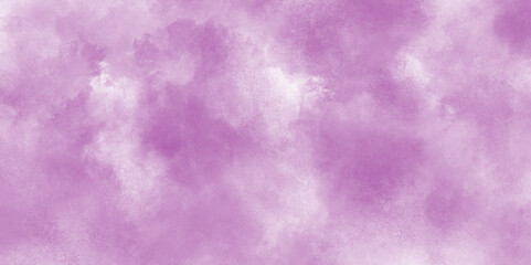 Pastel purple watercolor texture pattern background with space, bright purple hand drawn illustration, Light watercolor background, Soft cloud in the purple background tone paper texture.