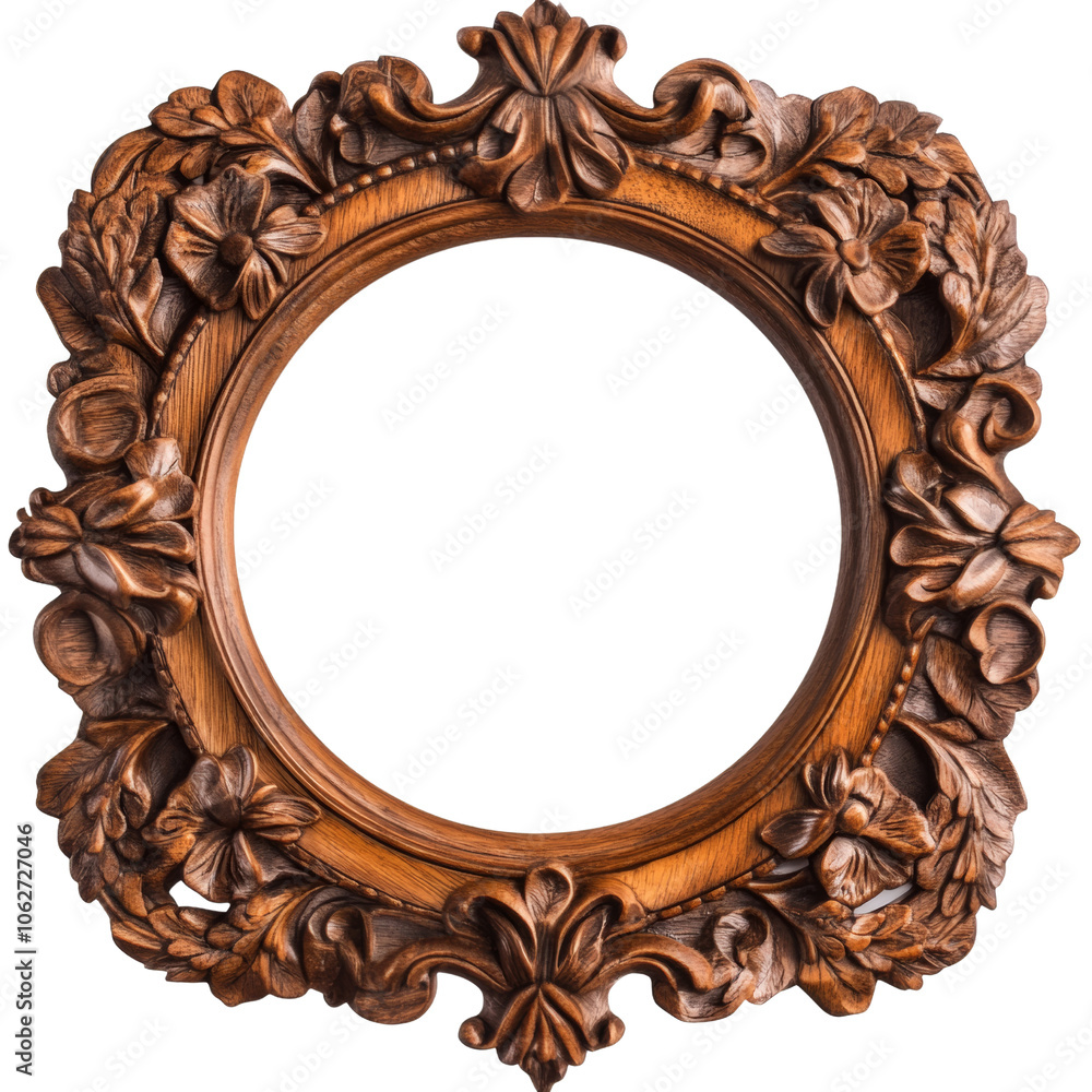 Poster picture frame isolated on transparent background