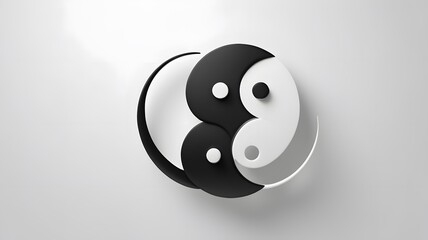 Yin yang symbol vector icon set, round black and white eight ball billiard pool game sport sphere design for sewing, fashion, clothing, and other creative projects