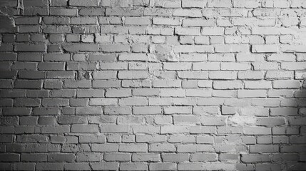 Obraz premium Gray Brick Wall with Texture and Shadows