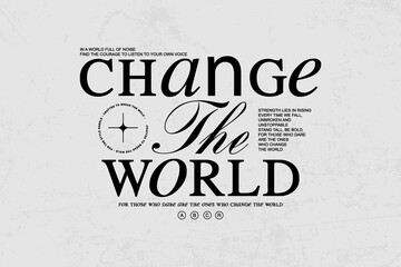 graphic tee streetwear typography concept vector graphic design templates