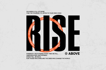 graphic tee streetwear typography concept vector graphic design templates © Spacelabs