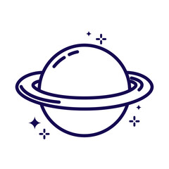 saturn planet minimalist space exploration