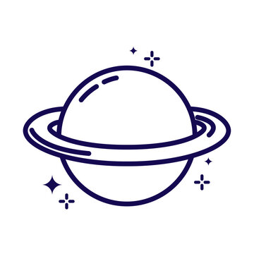saturn planet minimalist space exploration