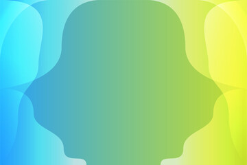 Yellow And Blue Abstract Background Style