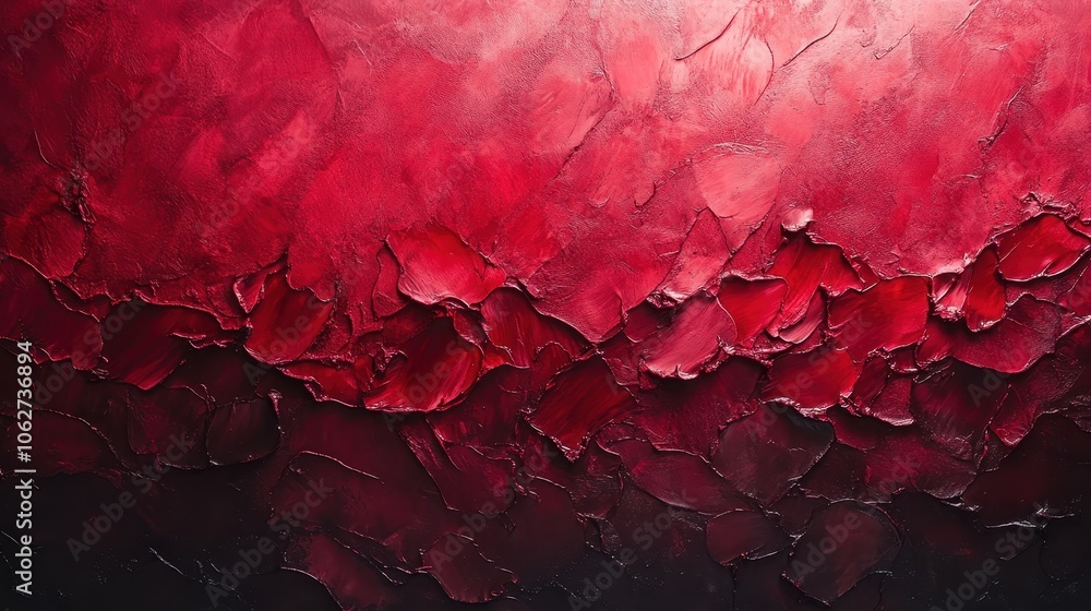 Poster red textured background with a gradient of light and dark shades
