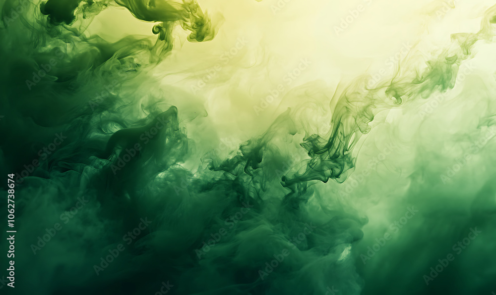 Wall mural abstract smoke background-generative ai