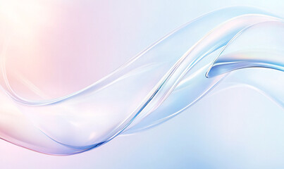 Obraz premium abstract blue wave background-generative ai