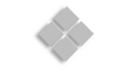 black and white cube background 