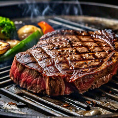 Premium grilled steak 