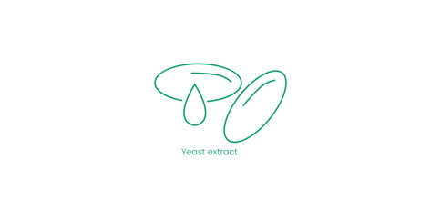 Yeast Extract Vector Icon for Flavor Enhancer