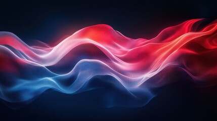 Obraz premium American flag waving gracefully for Independence Day. Generative AI image