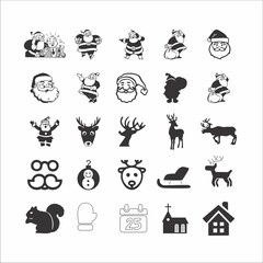 ICON SET VECTOR CHRISMAST