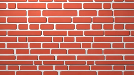 Seamless brick wall texture with a vibrant red and brown color pattern. Perfect for architectural backgrounds and designs, offering a rustic and classic aesthetic. High resolution.