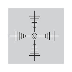 Target icon vector ilustration template