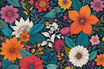 seamless floral background