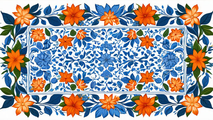 pattern with flowers