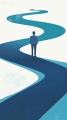 Obraz premium The Path to Success: Comprehensive Guide to Achieving Business Success Through Essential Steps and Strategies