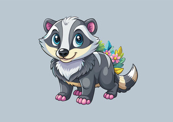 Cute Animal Set Vector Illustration 