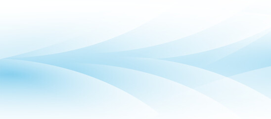 Minimalist Abstract Light Blue Background with Flowing Wave Patterns