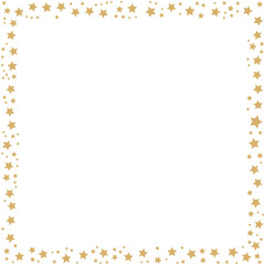 Glitter frame star square vector