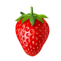 strawberry isolated on white background
