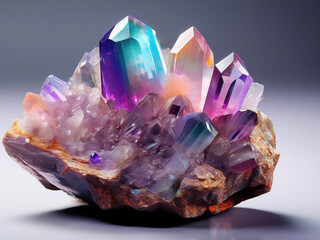 colourful crystal