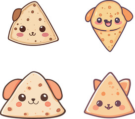 Kawaii Nacho Characters