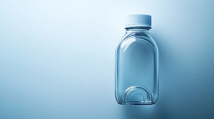 Water bottle lid on clean background soft light sleek and minimalist design