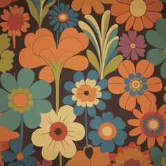 Retro Floral Pattern