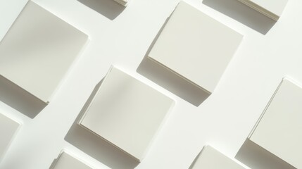 Digital notepads on a clean white background with sharp shadows to emphasize the writing technology
