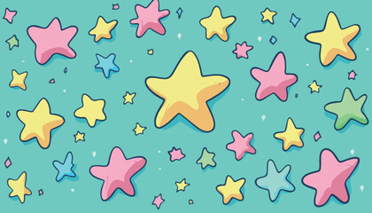 Colorful Starry Pattern