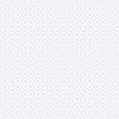 Seamless pattern with abstract curly waves. Modern stylish texture. Repeating geometric background.