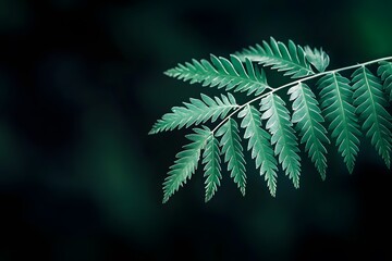 Fototapeta premium Explore the beauty of green fern leaves