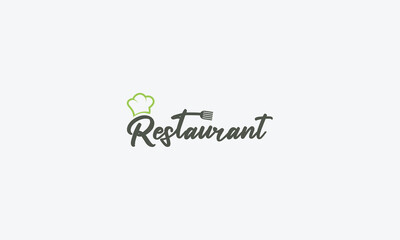 Restaurant logo design vector template