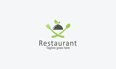 Restaurant logo design vector template