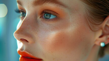 Diamond Face with Sharp Jawline: A diamond-shaped face characterized by a pronounced sharp jawline, contrasting with a narrower forehead and chin for an edgy look.
