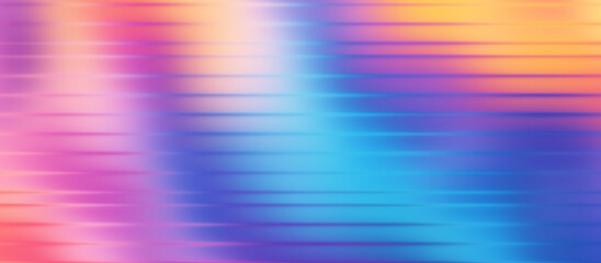 Obraz premium Abstract Glass Illuminated with Wavy Multicolored Light: A Stunning Close-Up