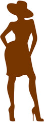 Model Girl Silhouette icon
